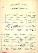 Albert Alain Notenblätter Laudate Dominum