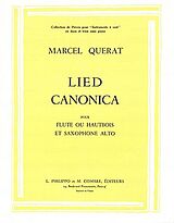 Marcel Querat Notenblätter Lied - Canonica