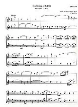 Wilhelm Friedemann Bach Notenblätter Sinfonia d-Moll BR-WFBC7/Fk65