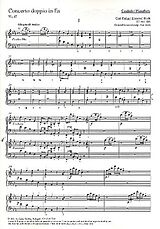Carl Philipp Emanuel Bach Notenblätter Concerto doppio in Es Wq47