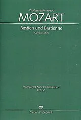 Wolfgang Amadeus Mozart Notenblätter Bastien und Bastienne KV50 (KV46b) (Wiener Fassung 1768)