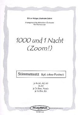 Göran Walger Notenblätter 1001 Nacht