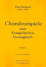 Paul Kickstat Notenblätter Choralvorspiele zum EG - Band 1 und 2