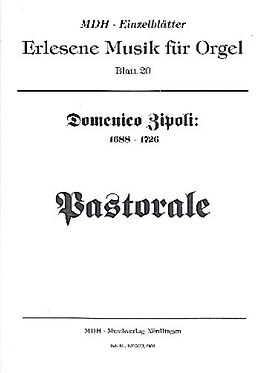 Domenico Zipoli Notenblätter Pastorale C-Dur