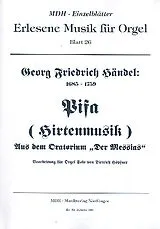 Georg Friedrich Händel Notenblätter Pifa
