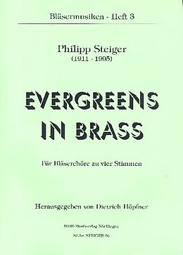  Notenblätter Evergreens in Brass