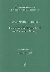 Walter Leigh Notenblätter Concertino