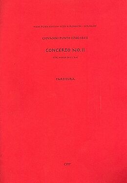 Johann Wenzel ) Punto Giovanni (= Stich Notenblätter Konzert Nr.11
