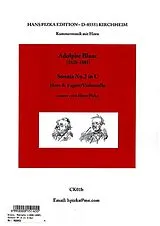 Adolphe Blanc Notenblätter Sonata C-Dur Nr.2