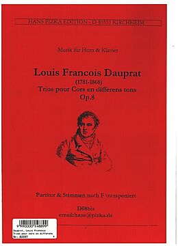Louis-Francois Dauprat Notenblätter 6 Trios and 6 Quartets op.8