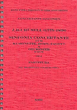 Bernhard Henrik Crusell Notenblätter Concertante op.3