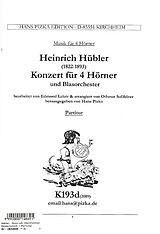 Carl Heinrich Hübler Notenblätter Konzert