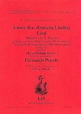 Heinrich Proch Notenblätter Unter den dunklen Linden op.122