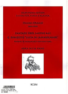 Franz Strauss Notenblätter Fantasie über Motive aus G. Donizettis Lucia di Lammermoor