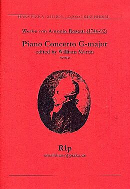 Antonio (Franz Anton Rössler) Rosetti Notenblätter Concerto in G Major