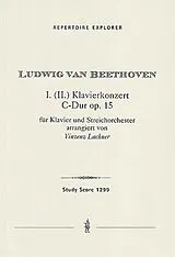 Ludwig van Beethoven Notenblätter Konzert C-Dur op.15 Nr.1