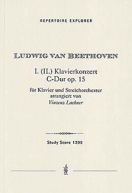 Ludwig van Beethoven Notenblätter Konzert C-Dur op.15 Nr.1