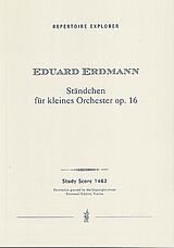 Eduard Erdmann Notenblätter Ständchen op.16