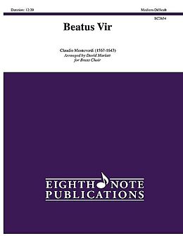 Claudio Monteverdi Notenblätter Beatus Vir