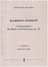 Gabriel Henri Constant Pierné Notenblätter Concertstück op.39