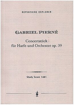 Gabriel Henri Constant Pierné Notenblätter Concertstück op.39