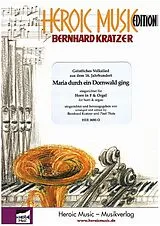  Notenblätter Maria durch ein Dornwald ging
