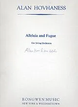 Alan Hovhannes Notenblätter Alleluia and Fugue