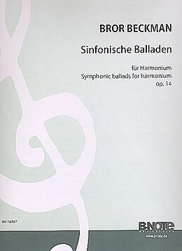 Bror Beckmann Notenblätter Sinfonische Balladen op.14