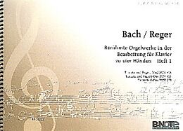 Max Reger Notenblätter Bach-Bearbeitungen Band 1