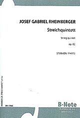 Joseph Gabriel Rheinberger Notenblätter Streichquintett a-Moll op.82
