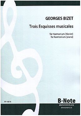 Georges Bizet Notenblätter 3 Esquisses musicales op.33