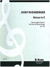 Joseph Gabriel Rheinberger Notenblätter Messe in E op.192 (Misericordias Domine)