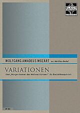 Wolfgang Amadeus Mozart Notenblätter Variationen über Morgen kommt der Weihnachtsmann