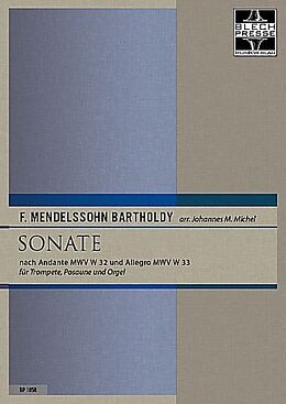 Felix Mendelssohn-Bartholdy Notenblätter Sonate