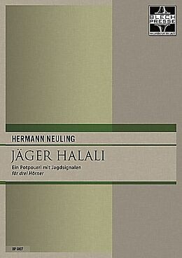 Hermann Neuling Notenblätter Jäger Halali