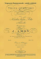Johann Andreas Amon Notenblätter 3 Quartette op.92