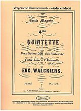 Eugène Walckiers Notenblätter Streichquintett A-Dur op.108