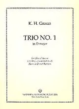 Karl Heinrich Graun Notenblätter Trio No.1 in D Major