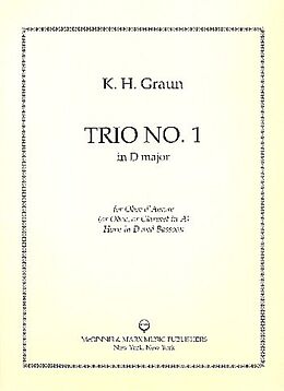 Karl Heinrich Graun Notenblätter Trio No.1 in D Major