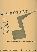 Wolfgang Amadeus Mozart Notenblätter 12 Duos KV487
