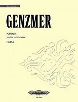 Harald Genzmer Notenblätter Konzert