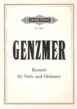 Harald Genzmer Notenblätter Konzert