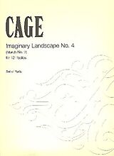 John Cage Notenblätter Imaginary Landscape no.4
