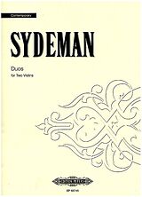William Sydeman Notenblätter Duos (1976)