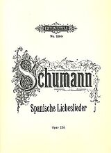 Robert Schumann Notenblätter Spanische Liebeslieder op.138