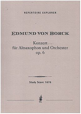 Edmund von Borck Notenblätter Konzert op.6