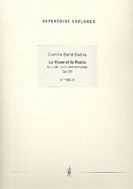 Camille Saint-Saens Notenblätter La muse et le poète op.132 for Violin, Cello and Orchestra