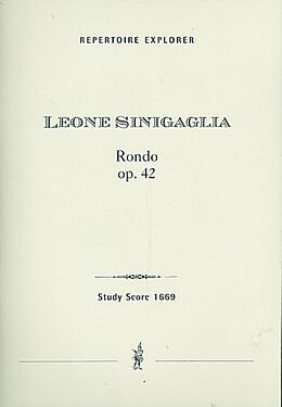 Leone Sinigaglia Notenblätter Rondo op.42