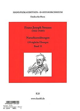 Franz Strauss Notenblätter Übungen f.Naturhornübungen Band 2 - 139 tägliche Übungen
