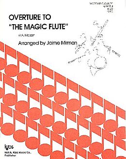 Wolfgang Amadeus Mozart Notenblätter Ouverture to The magic Flute